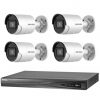 6MP 4CH Hikvision CCTV Kit: 4 x Mini Bullet Cameras + 4CH Network Recorder
