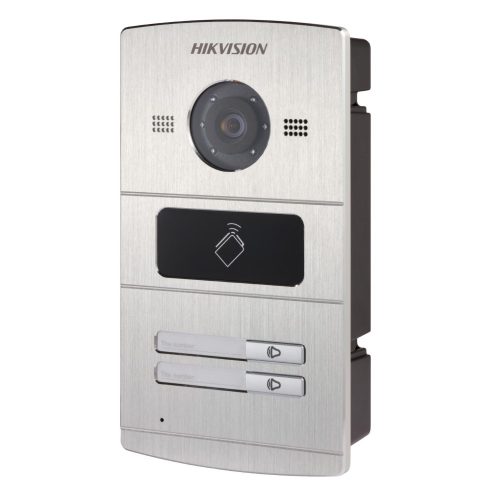 Hikvision DS-KV8202 Villa Door Station, 2 Button, Aluminium, PON, HD720P, IP65