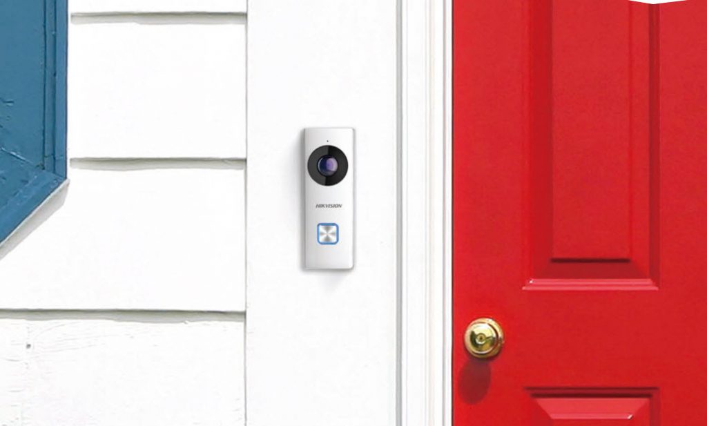 Hikvision DSKB6403WIP WiFi Video Doorbell with Inbuilt Wide Angle