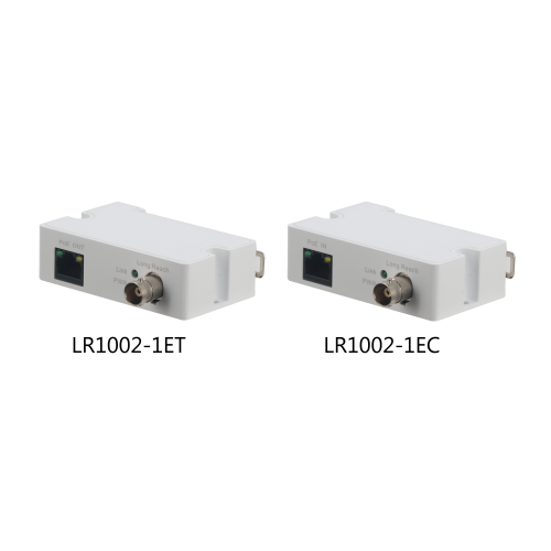Dahua KIT-DH-LR1002-1ET/LR1002-1EC Long Reach Ethernet Over Coax Extender Trasmitter & Receiver