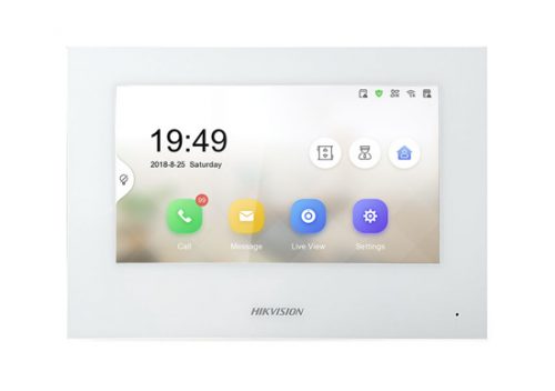 Hikvision DS-KH6320-WTE2 Gen2 2WIRE Video Intercom 7-Inch Touch Screen Indoor Room Station WIFI - Image 2