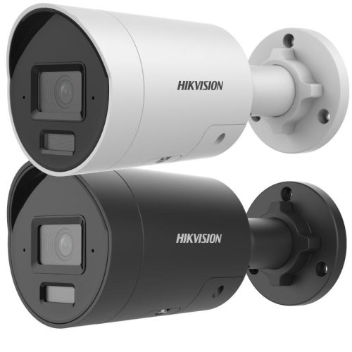 Hikvision DS-2CD2066G2H-I2U/SL 6MP Outdoor AcuSense Mini Bullet Camera, Mic, IR, Strobe, Audio Alarm, 2.8mm BLACK - Image 2
