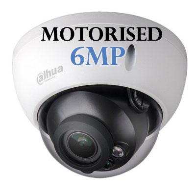 Dahua 6MP Motorised Dome Cameras