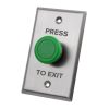 X2 Mushroom Exit, Heavy Duty, Green, Stainless Steel - Large, Isolated N/O and N/C
