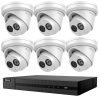 HiLook 6MP 8CH CCTV Kit - 6 x IP Turret Cameras + 8CH NVR
