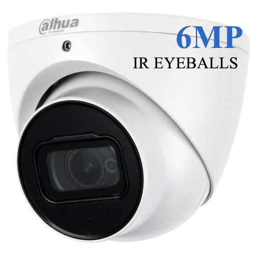 Dahua 6MP IR Eyeball Cameras