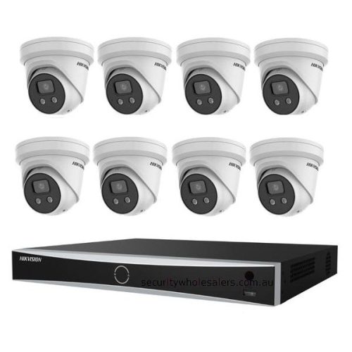 Hikvision 16CH CCTV Security System Kit – Dome Cameras, 1080P, Night Vision, HDD Optional