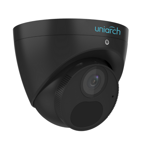 Uniarch powered by Uniview IPC-T1E4-AF28K-B 4MP Starlight Fixed Turret Network Camera w/ Human Detection [BLACK] - Image 2