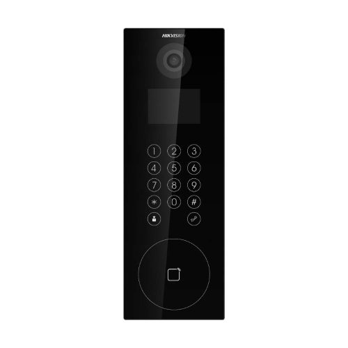 Hikvision DS-KD8103-E6 2nd Gen Intercom Apartment Door Station, IP65, Plastic, Black