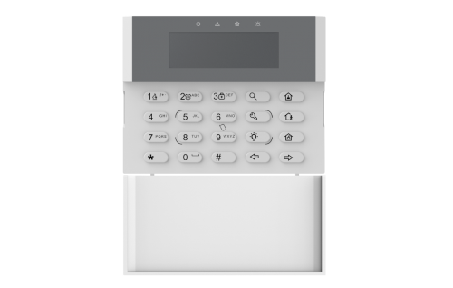 Hikvision DS-PK1-LRT-HWB LCD Keypad with Card Reader to suit Hardwired Alarm Controller - Image 3