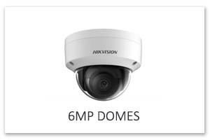 6MP Hikvision Dome Cameras
