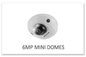 6MP Hikvision Mini Domes