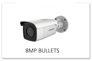 8MP Hikvision Bullet Cameras