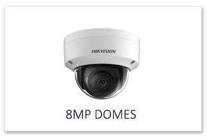 8MP Hikvision Dome Cameras
