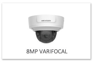 8MP Hikvision Varifocal Cameras