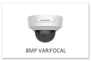 8MP Hikvision Varifocal Cameras