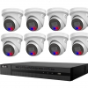 HiLook 6MP Acusense 8 Camera , 8CH NVR Kit - ACDC All in one Camera with Colour Deterrance