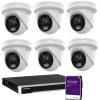6MP Hikvision Colorvu CCTV Kit: 6 x Outdoor Colorvu Turret + 8CH M Series NVR / 3TB