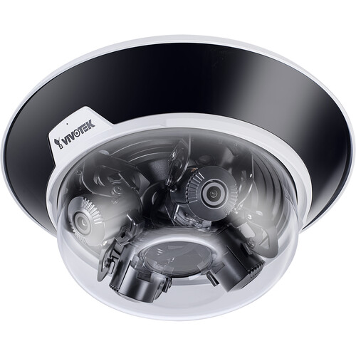 Vivotek MA9322-EHTVL Multi-Sensor Adjustable Dome Camera, 20MP, Adjustable Views, 3.7~7.7mm, 30M IR, WDR Pro, Supreme Night Visibility