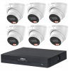 Dahua 6 x DH-IPC-HDW3867EM-S-IL-ANZ Starlight Turret Cameras, AI NVR CCTV Kit