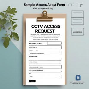 Sample CCTV Access Request Form Template Sample CCTV Access Request Form Template