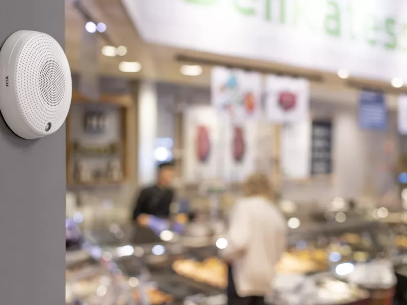 AXIS C1410 Mk II | Network Mini Speaker – PoE, Built-in PIR, Wide-Area Audio - Image 2