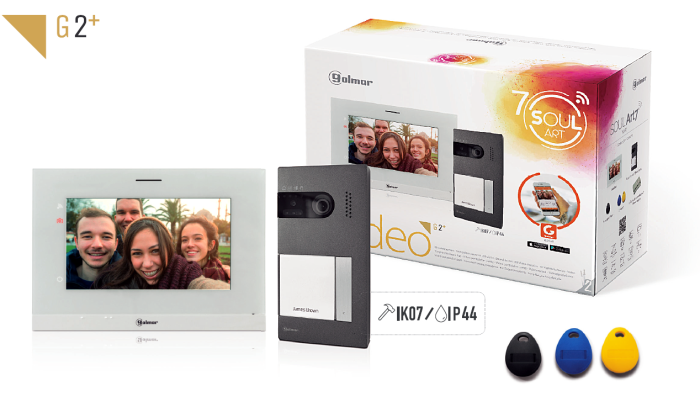 Golmar GL-SOUL 7W Kit 7″ Wi-Fi Video Intercom System 2 Wire