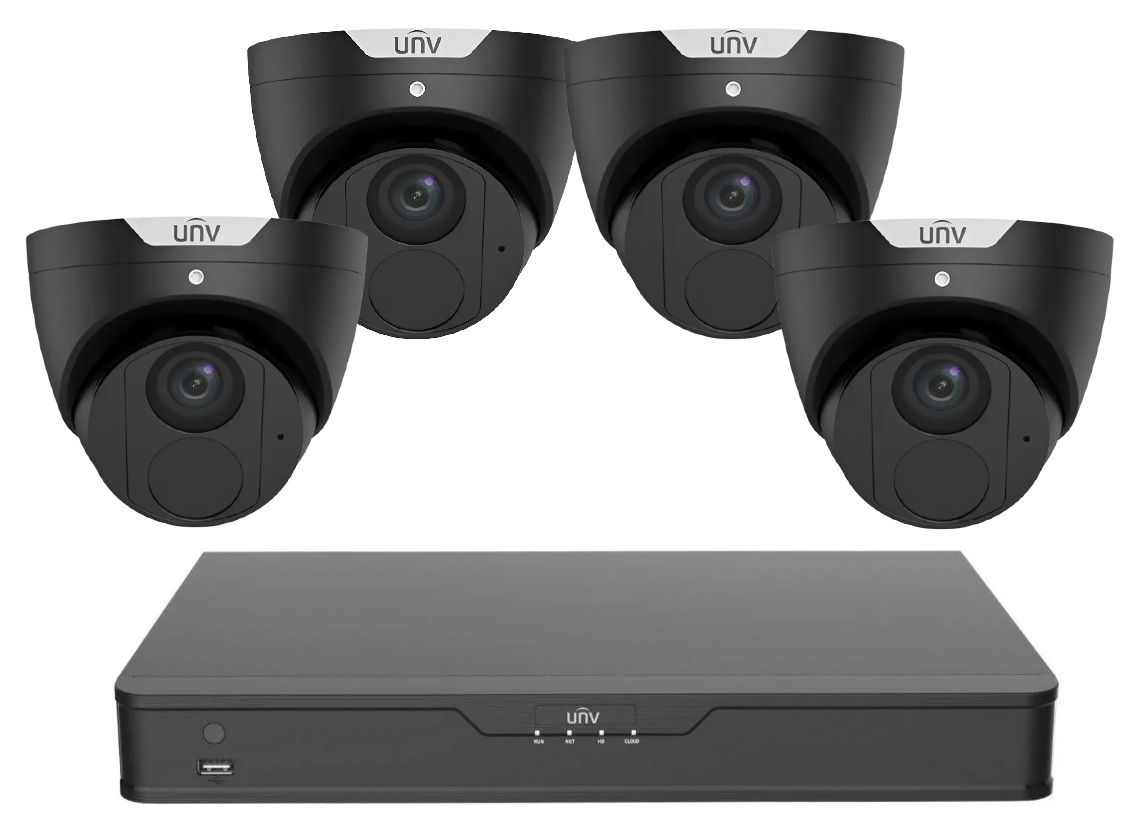uniview easystar 6MP 4 kit black