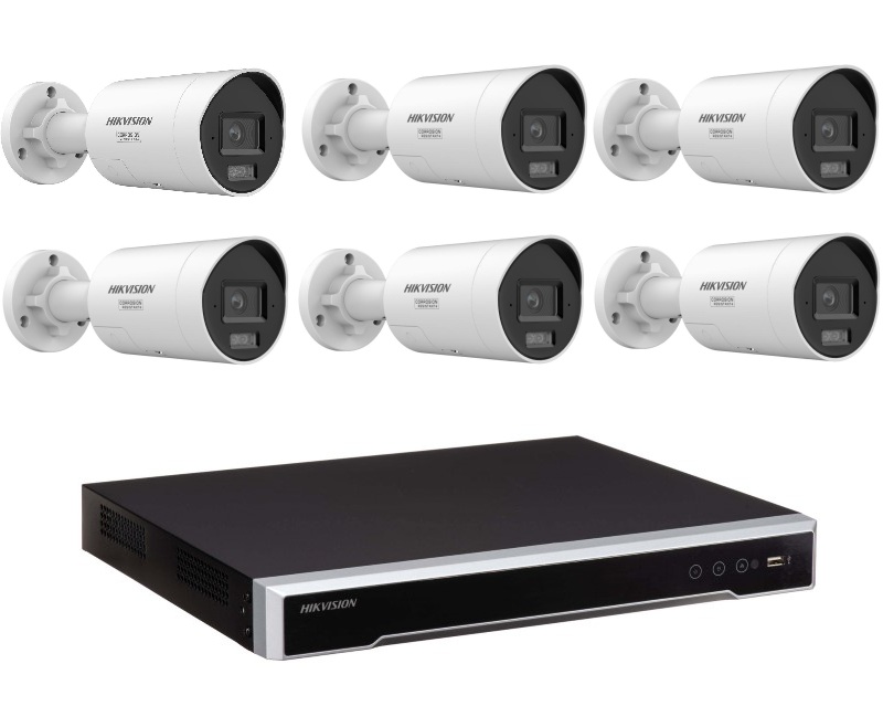 6 cam kit 2CD2086G2H-I2U-SL + 7608NI-M2-8P-4TB-M