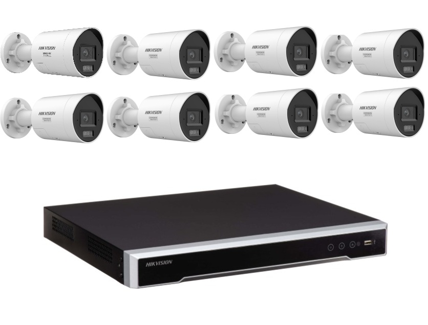 8 cam kit 2CD2086G2H-I2U-SL + 7608NI-M2-8P-M no hdd