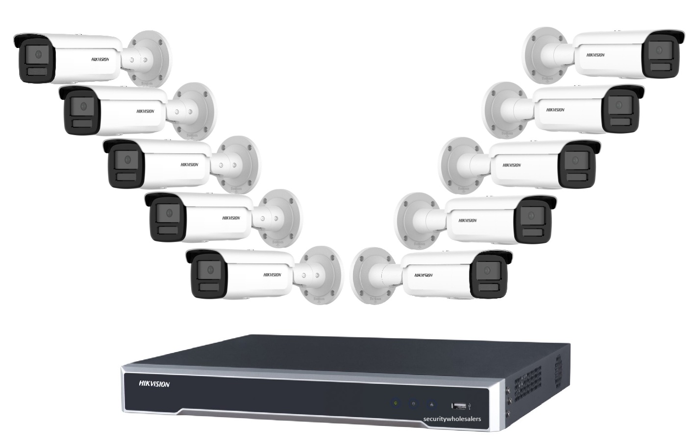10 Cam Kit - DS-2CD2T66G2H-2I + DS-7616NI-M2-16P