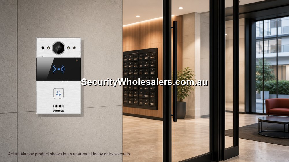 Akuvox strata intercom planning for shared residential buildings.