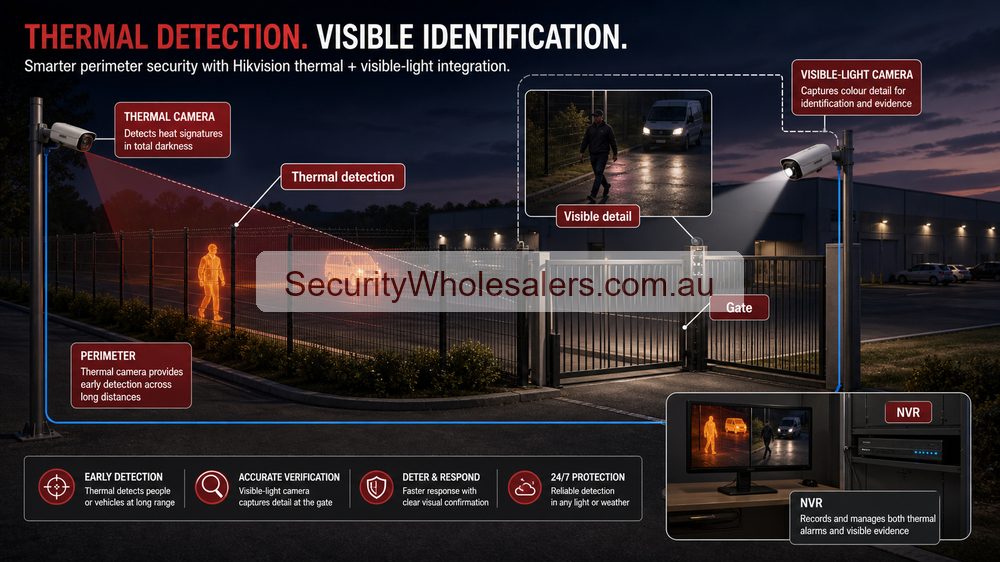 Hikvision thermal detection and visible light identification design diagram