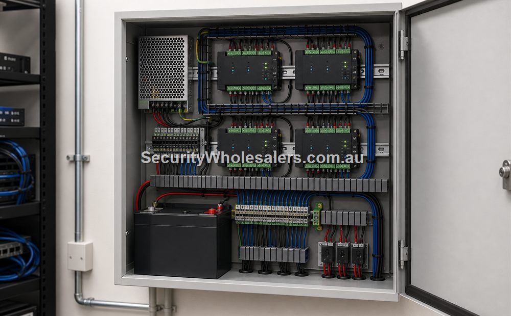 Access control controller cabinet scene