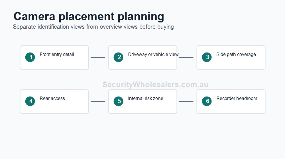 Semi-realistic CCTV system planning scene